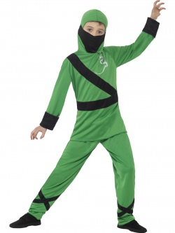 Dětský kostým - Zelený Ninja