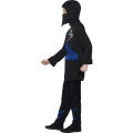 Dětský kostým - Ninja (černo-modrý)