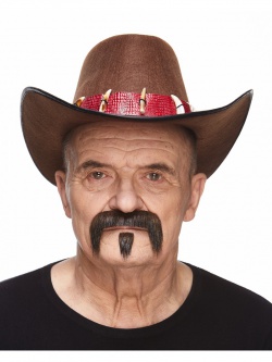 Hnědý knír s bradkou - Mexičan