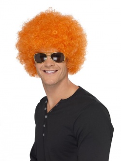 Paruka Afro Economy oranžová