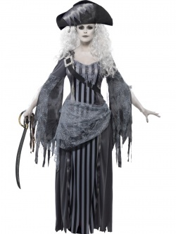Kostým Zombie Pirátka - Princess