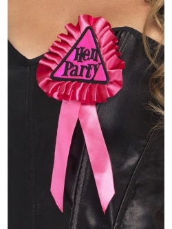 Brož Hen Party - růžová