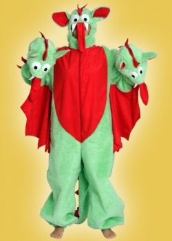 Maskot Tříhlavý drak