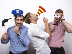 Vtipné policejní obrázky na špejli