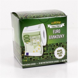 Toaleťák - euro bankovky