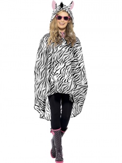 Pončo zebra