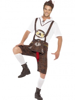 Kostým Oktoberfest - hnědý