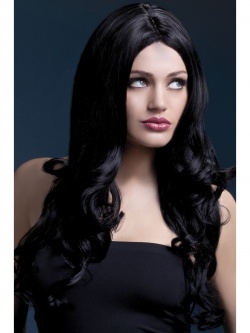 Paruka Rhianne deluxe černá