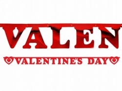 Valentýnská girlanda