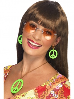 Hippie sada neonové barvy
