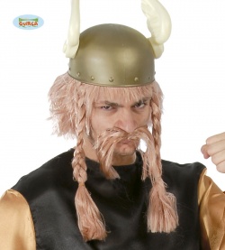 Paruka s helmou Viking
