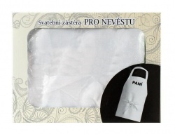 Svatební zástěra pro nevěstu