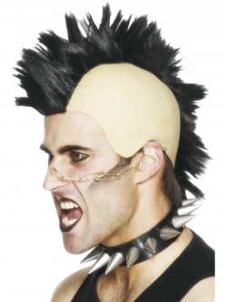 Paruka Punk černé číro