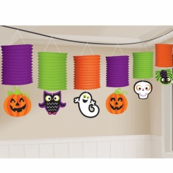 Halloweenská lampiónová girlanda