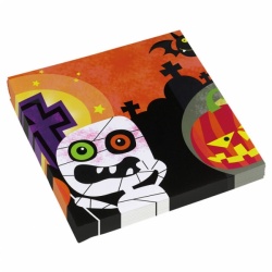 Dětské papírové ubrousky Halloween 