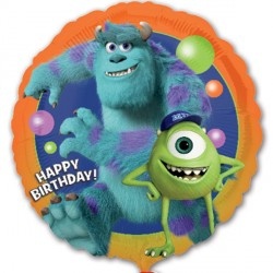 Balónek Happy Birthday - Příšerky s.r.o