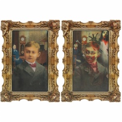 Hororový obrázek - měnící se