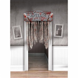 Halloweenský dveřní závěs - krvavý