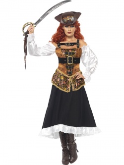 Velitelka pirátů steam punk