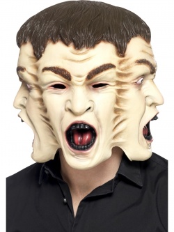 Latexová maska Tři hlavy