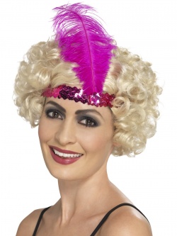 Růžová čelenka Prohibice